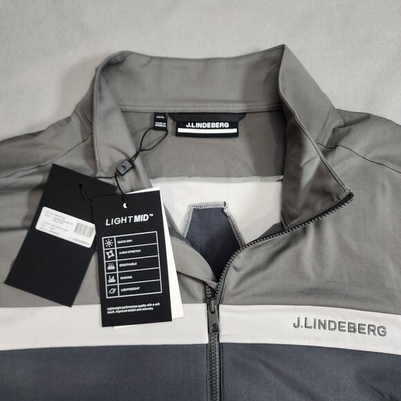 J. Lindeberg Men's Jarvis Golf Mid Layer Quick Dry Stretch Full Zip Jacket XXXL - Picture 4 of 7